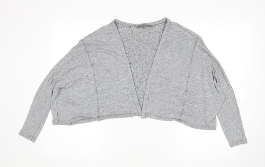 Womens UK Size 18 M&S Grey Cardigan Jumper