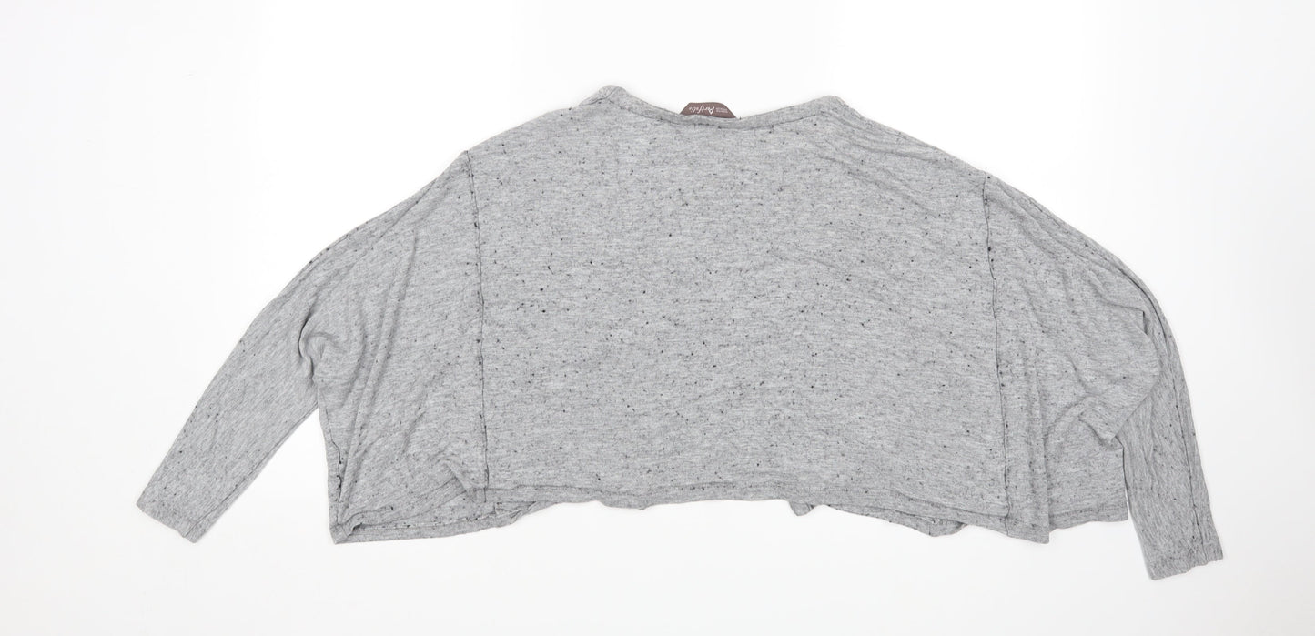 Womens UK Size 18 M&S Grey Cardigan Jumper