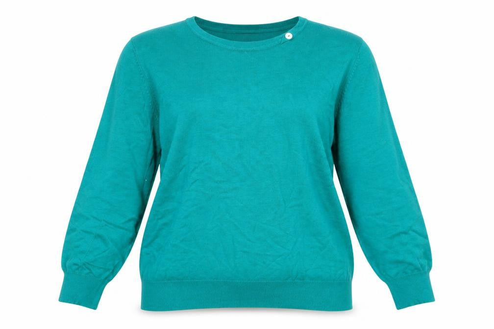 Bonmarché Womens Green Pullover Jumper Size XL