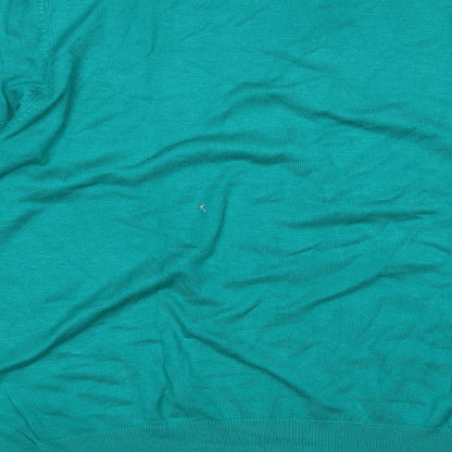 Womens UK Size XL BM Green Pullover Jumper