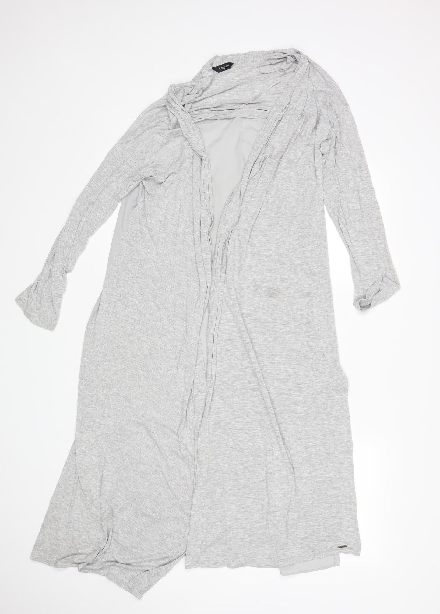 Womens UK Size 8 M&S Grey Cardigan Jumper