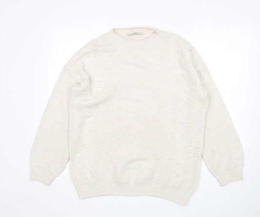 George Womens Beige   Pullover Jumper Size M