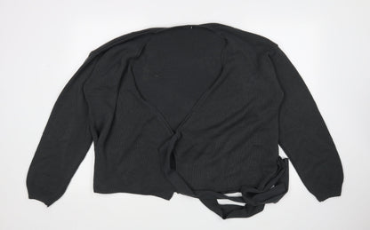 Womens UK Size 10 In the Style Grey Cardigan Jumper
