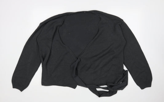Womens UK Size 10 In the Style Grey Cardigan Jumper