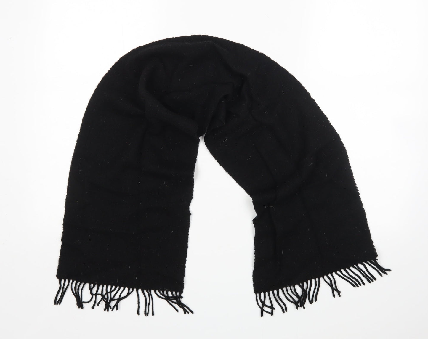 Preworn Unisex Black   Scarf  Size Regular