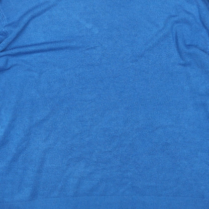 Womens UK Size L Cedar Wood State Blue Pullover Jumper