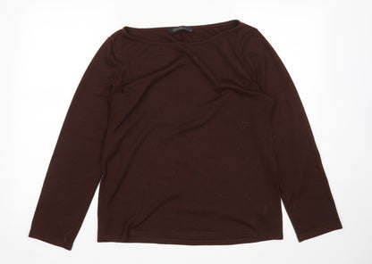 Womens UK Size M Zanzea Brown Pullover Jumper