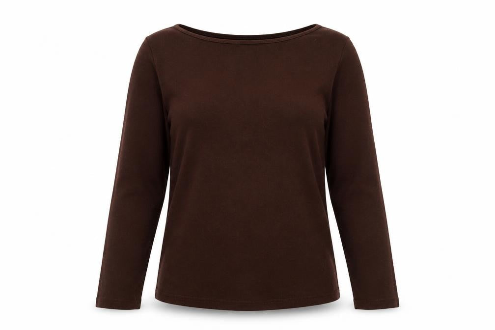 Womens UK Size M Zanzea Brown Pullover Jumper