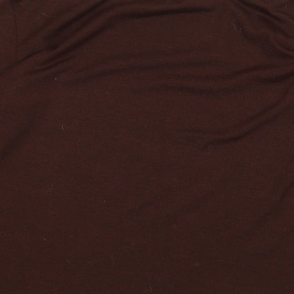 Womens UK Size M Zanzea Brown Pullover Jumper