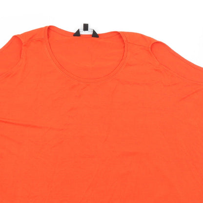 Womens UK Size 12 New Look Red Basic T-Shirt