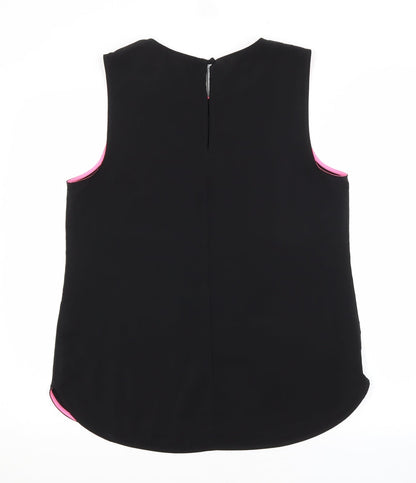 H&M Womens Black   Basic Blouse Size 14
