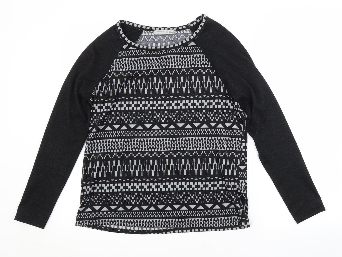 Womens UK Size 12 Atmosphere Black Pullover Jumper