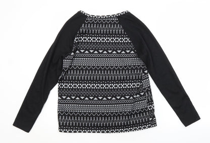 Womens UK Size 12 Atmosphere Black Pullover Jumper