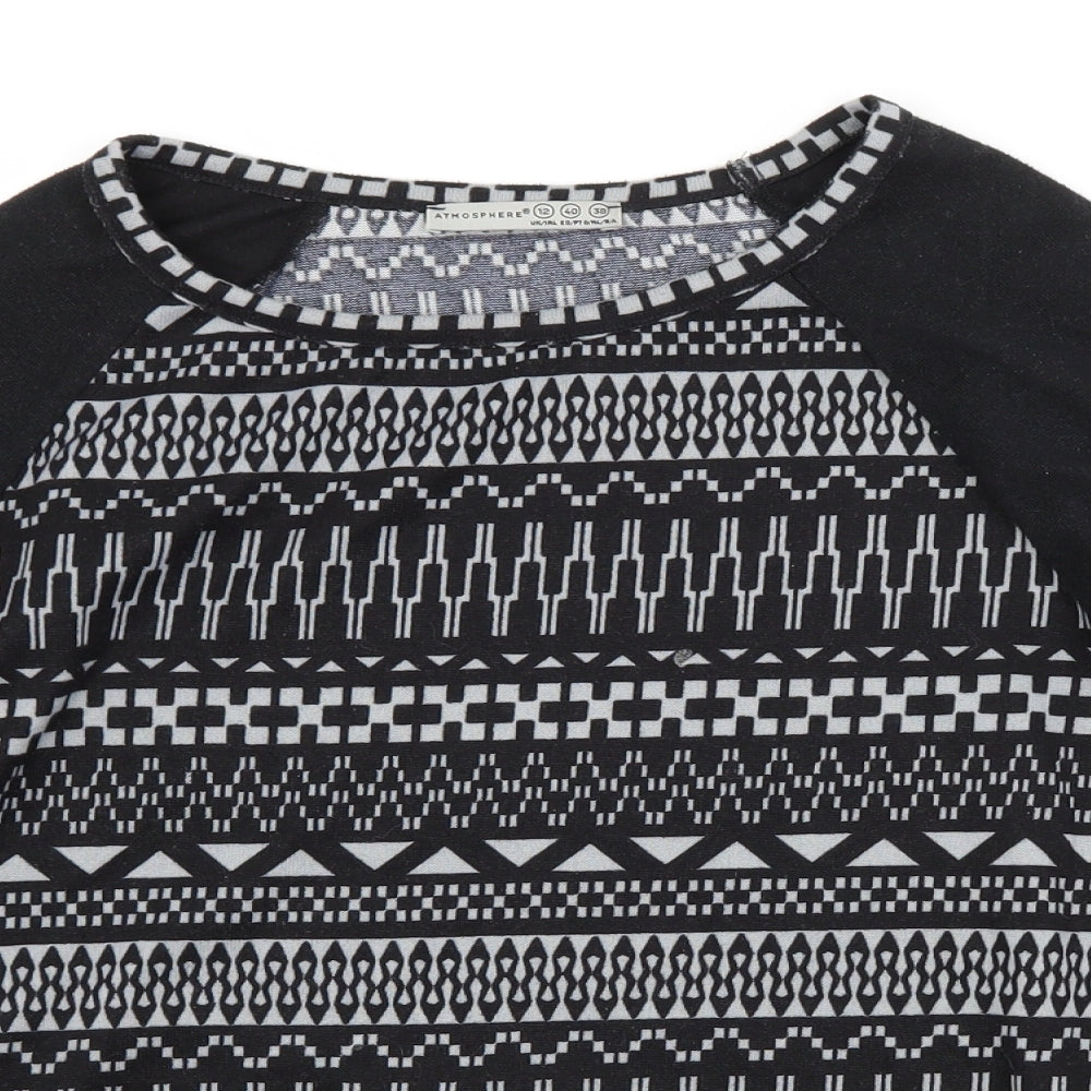 Womens UK Size 12 Atmosphere Black Pullover Jumper