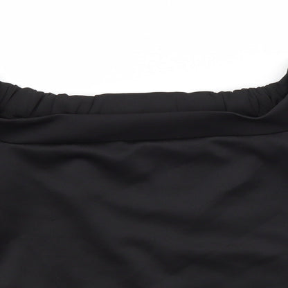 Boohoo Womens Black   Basic Blouse Size 6