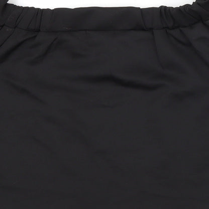 Boohoo Womens Black   Basic Blouse Size 6