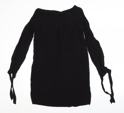 H&M Womens Black   T-Shirt Dress  Size 6