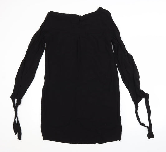 H&M Womens Black   T-Shirt Dress  Size 6