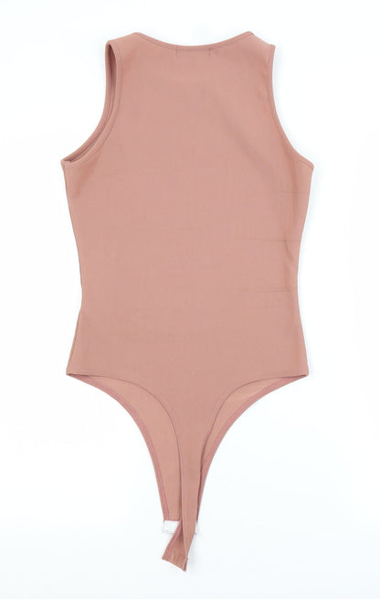 Missguided Womens Pink   Unitard One-Piece Size 10