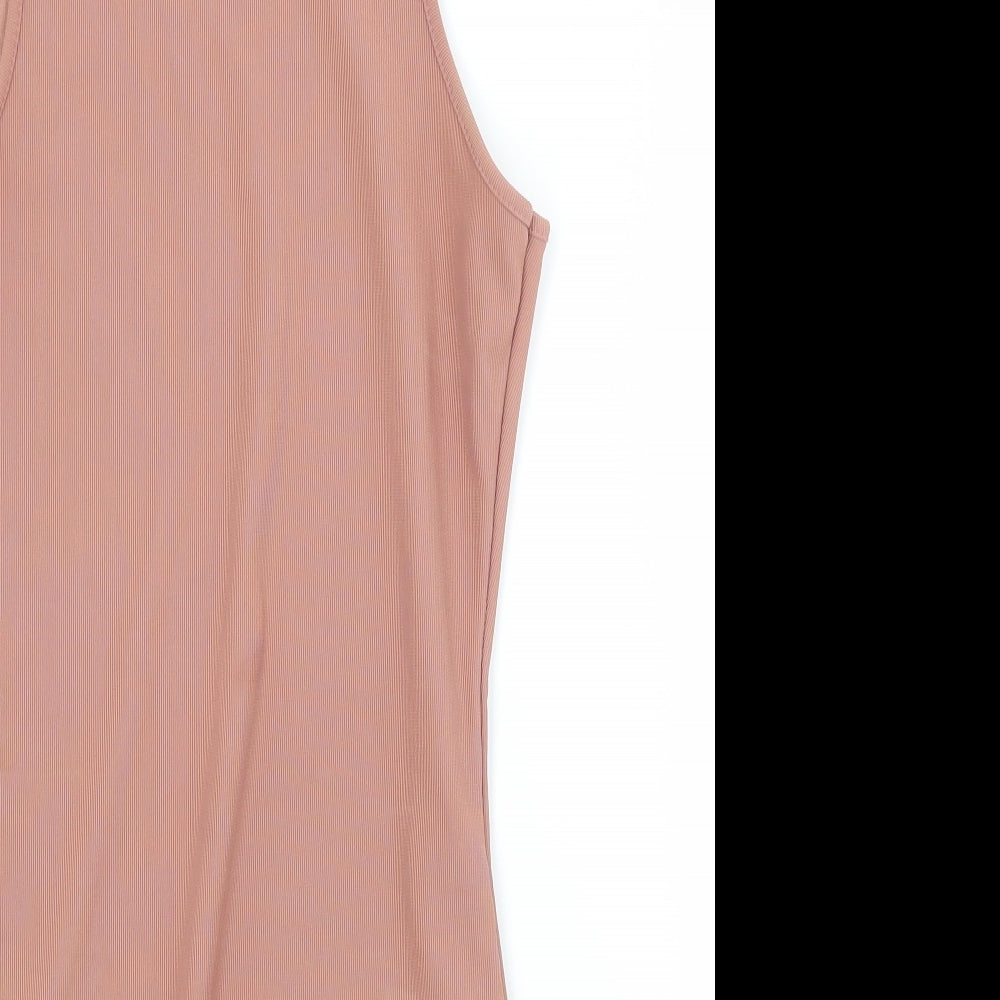 Missguided Womens Pink   Unitard One-Piece Size 10