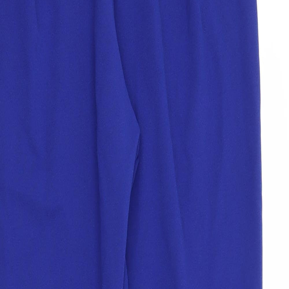Womens UK Size 8 PRETTYLITTLETHING Regular Fit  Blue Trousers