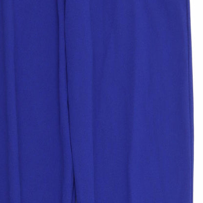 Womens UK Size 8 PRETTYLITTLETHING Regular Fit  Blue Trousers