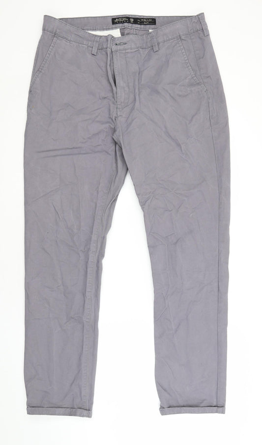 Burton Womens Grey   Chino Trousers Size 36 in L32 in