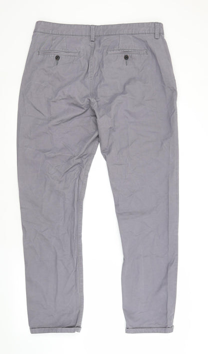 Burton Womens Grey   Chino Trousers Size 36 in L32 in