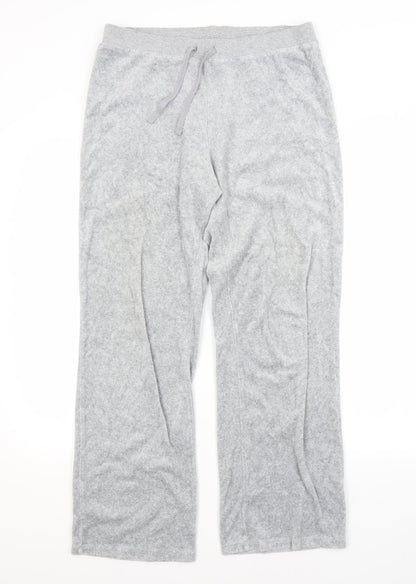 Womens UK Size 12 M&S Regular Fit Sweatpants Grey Trousers