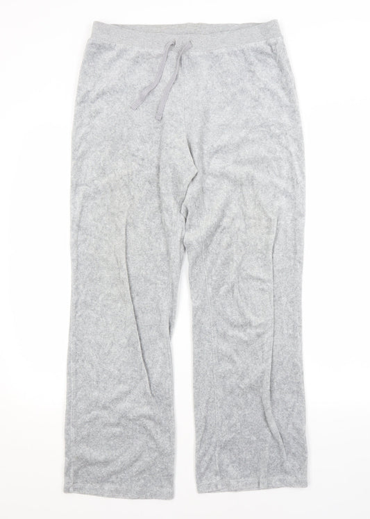 Womens UK Size 12 M&S Regular Fit Sweatpants Grey Trousers