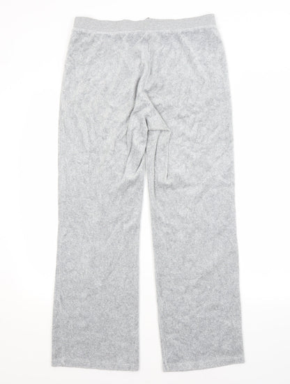 Womens UK Size 12 M&S Regular Fit Sweatpants Grey Trousers