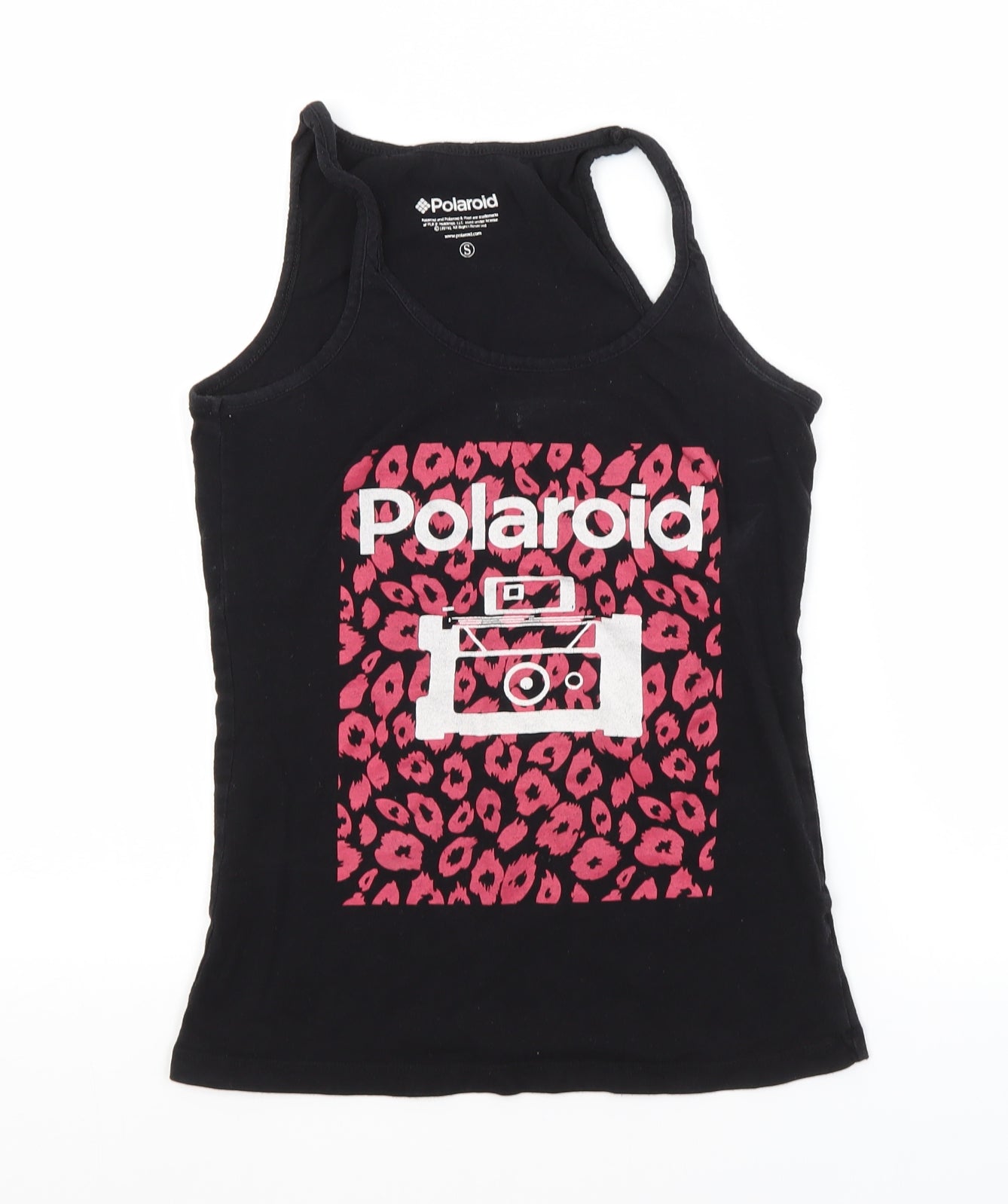 Polaroid Womens Black   Basic Tank Size S
