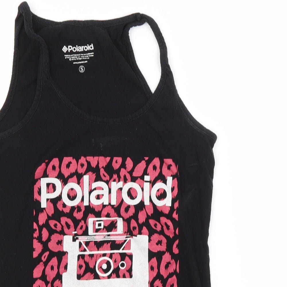 Polaroid Womens Black   Basic Tank Size S