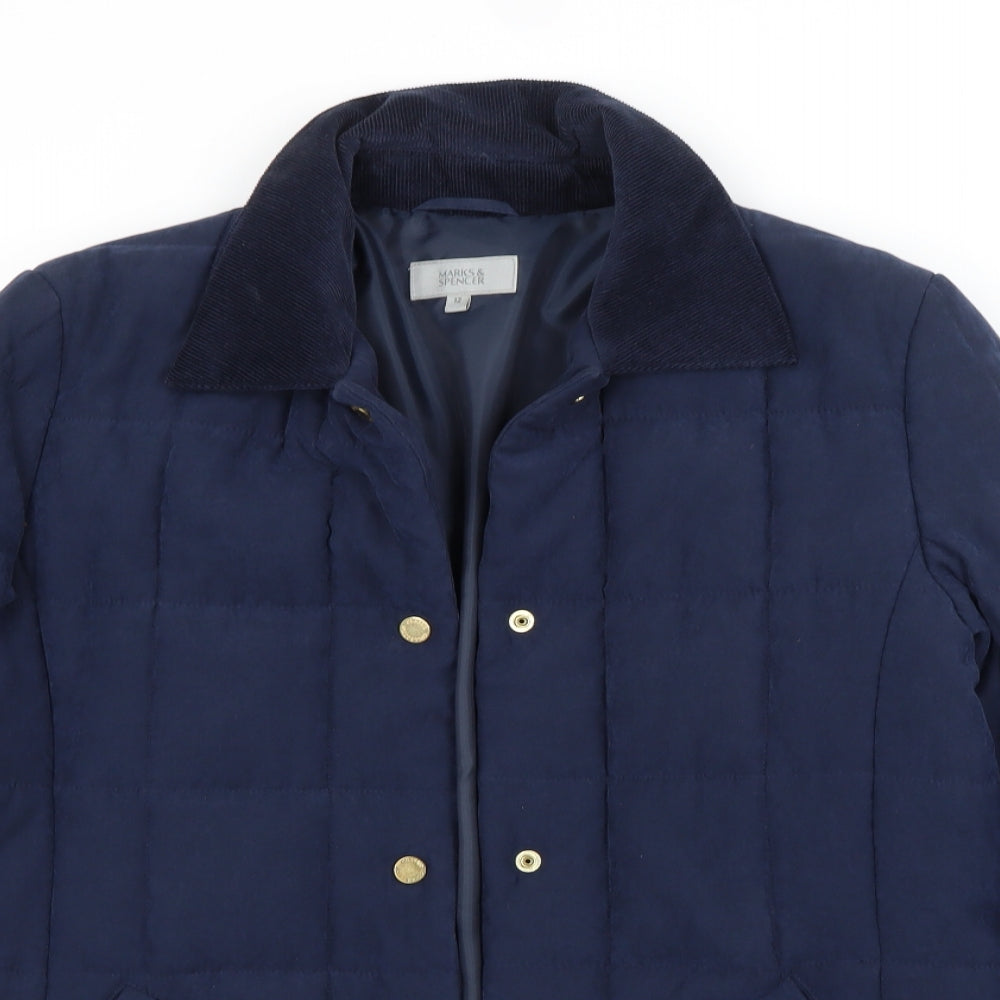 M&D Womens Blue   Jacket  Size 12