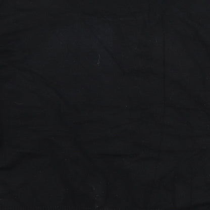 JUST ELEGANCE Womens Black Striped  Cardigan Jumper Size XL