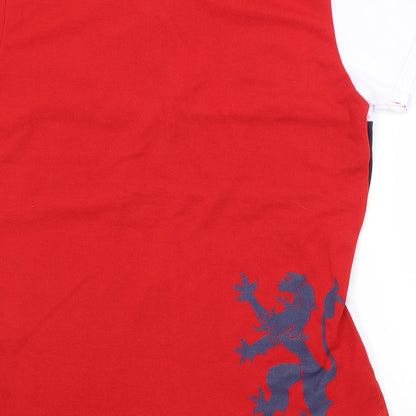 Womens UK Size 12 Preworn Multicoloured Basic Polo