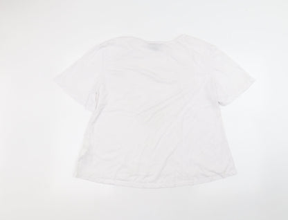 Primark Womens White   Basic T-Shirt Size L