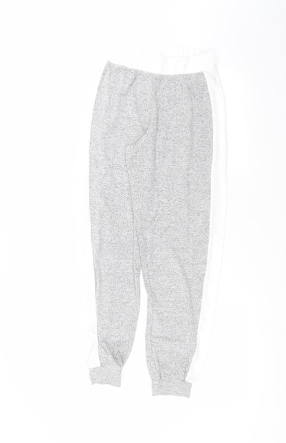 JEFF & CO Womens Grey   Sweatpants Trousers Size 8 L23 in