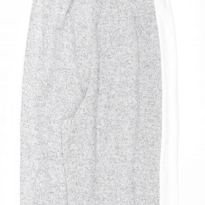 JEFF & CO Womens Grey   Sweatpants Trousers Size 8 L23 in