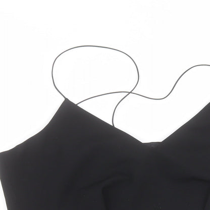 Womens UK Size 10 River Island Black Basic Blouse