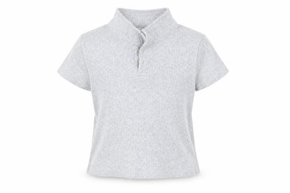 Front view of Matalan Baby Grey Basic T-Shirt, size 18-24, Months