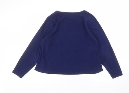 Womens UK Size L Matalan Blue Pullover Jumper