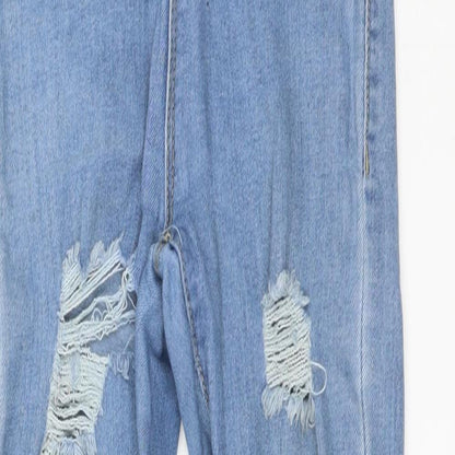 PRETTYLITTLETHING Womens Blue   Jegging Jeans Size 8 L28 in