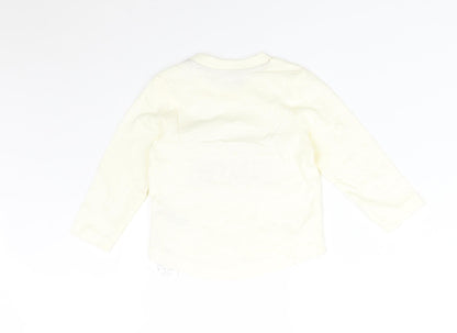 Nutmeg  Yellow   Basic T-Shirt Size 9-12 Months  - LITTLE BRO HUGS