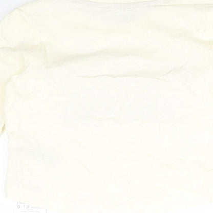 Nutmeg  Yellow   Basic T-Shirt Size 9-12 Months  - LITTLE BRO HUGS