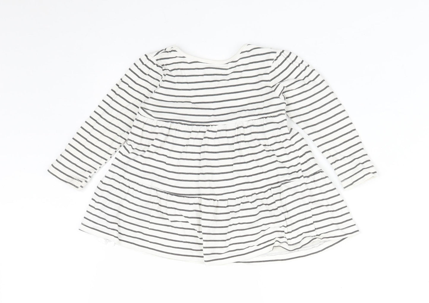 Primark Girls Multicoloured Striped  A-Line  Size 9-12 Months