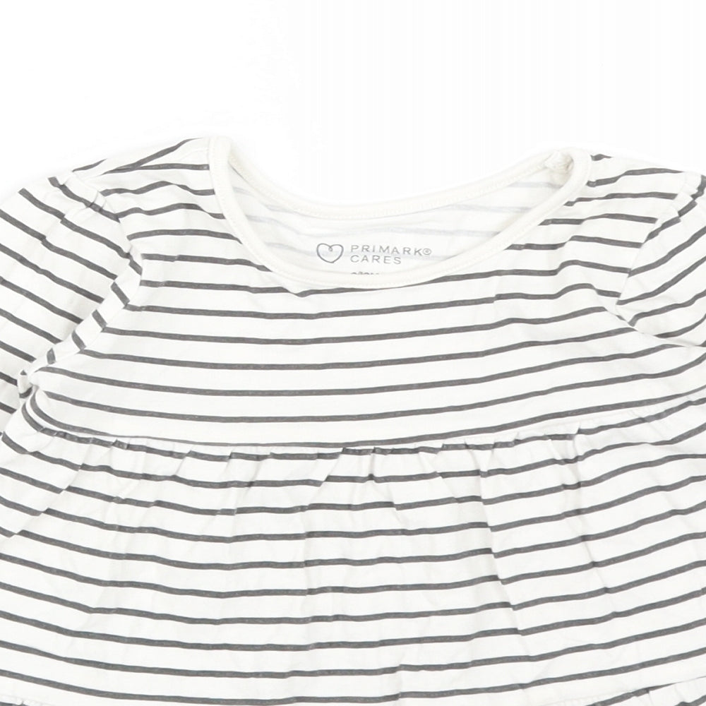Primark Girls Multicoloured Striped  A-Line  Size 9-12 Months