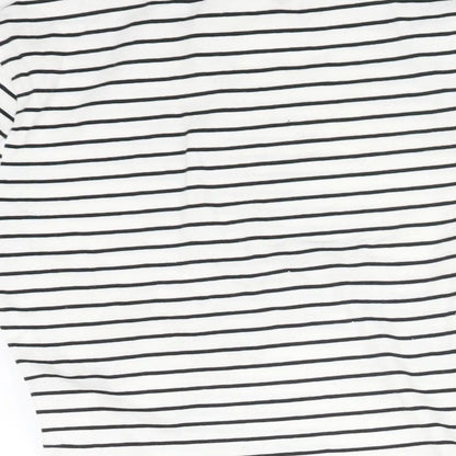 SheIn Womens Multicoloured Striped  Basic T-Shirt Size XS