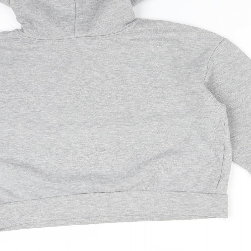Brand and care label for Primark women’s grey pullover hoodie, size S, - london