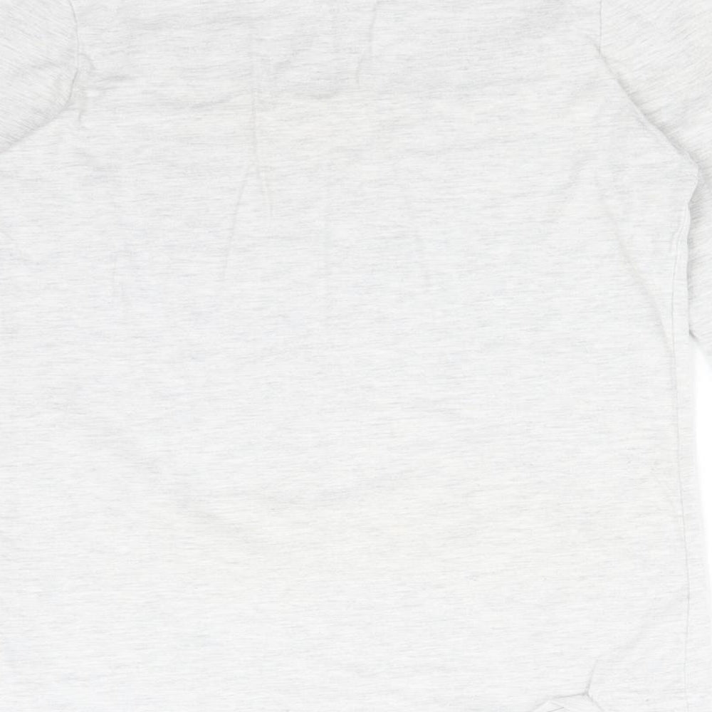 Primark Girls Grey Solid   Pyjama Top Size 11-12 Years  - WAKE ME UP AT THE WEEKEND